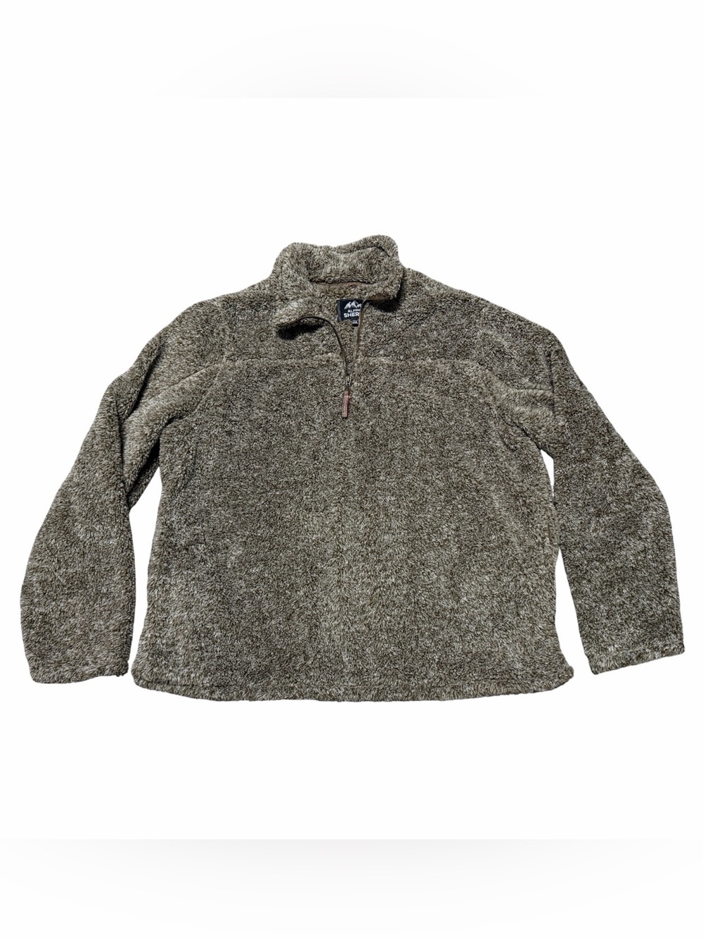 Alpine Sherpa Men's Sherpa Quarter-Zip Pullover - Sz XXL